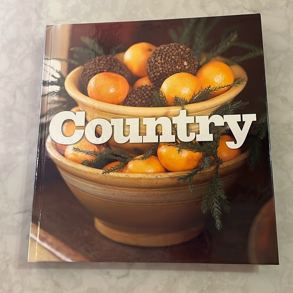 Country Home  “Quick Country Decorating” coffee table book.